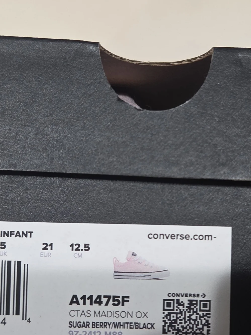 Converse Toddlers Pink Canvas Low-Top Sneakers